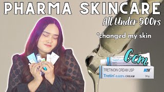 Pharmacy Skincare That Truly Works🏨  Under 500rs ONLY [upl. by Alleram]