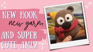 Ep 85  Yarn review crochet hook review and a lot of cute amigurumi projects amigurumi crochet [upl. by Cantu]