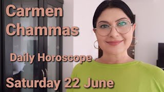 Saturday 22 June 2024 BornToday Horoscope Consultations ChartReadings [upl. by Perni161]