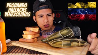 PROBANDO HALLACAS VENEZOLANAS Mukbang asmr [upl. by Osmen540]