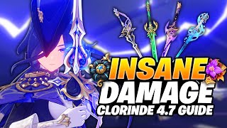 CLORINDE IS CRAZY Clorinde Build amp Guide  Best Artifacts Weapons amp Teams  Genshin Impact 47 [upl. by Auahsoj208]