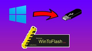 How to create a bootable Windows USB NoviCorp WinToFlash [upl. by Alisun364]