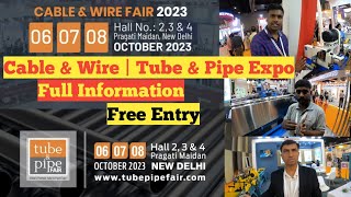 Cable amp Wire Fair  Tube amp Wire Fair  Pargati Medan exhibition Delhi [upl. by Basilius812]