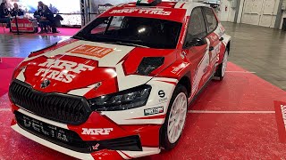 Skoda Fabia RS Rally2  Cambia aspetto ma rimane spaziale  On board con Alberto Battistolli [upl. by Loni995]