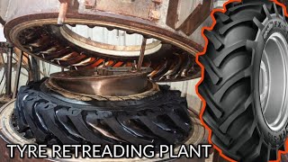 Amazing Process of Making Retreaded Tyre With Old Tyre  Tyre Recycling Factory in India [upl. by Dhu]