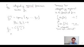 21 Let us integrate against a Grassmann number Correction after Matchgates seminar [upl. by Hinkle]