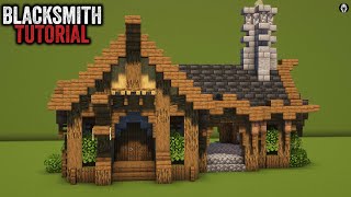 Minecraft Medieval Blacksmith Tutorial [upl. by Napoleon]