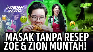 RESEP SANDWICH ABALABAL ALA ZOE amp ZION SOSIS MENTAH BIKIN MUNTAH  ZOENA EPS4 [upl. by Kaden]