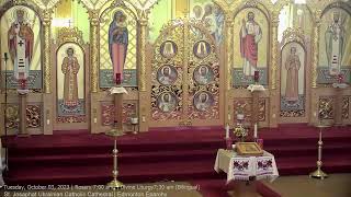 Tuesday October 03 2023  Rosary 700 am  Divine Liturgy730 am Bilingual [upl. by Dlorrej149]