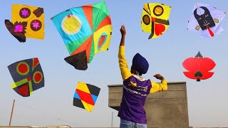 Lohri Makar Sankranti Vlog 3  Kite Fight  Lohri Kite Flying  Big Kites  Lohri Kites [upl. by Nahtannhoj]