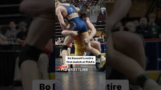 Bo Bassett made quick work of his first opponent at PIAA’s 😳 [upl. by Alek]