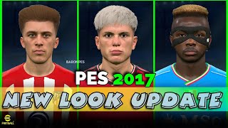 PES 2017 PATCH  NEW FACEPACK 2024 [upl. by Otilia]