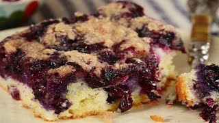 Blueberry Cake Classic Version  Joyofbakingcom [upl. by Airrej]