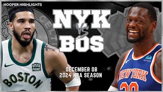 Boston Celtics vs New York Knicks Full Game Highlights  Dec 8  2024 NBA Season [upl. by Leola]