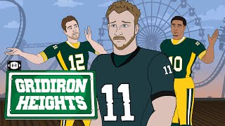 Mahomes and Rodgers Broadcast Wild Card Weekend While on Their Byes  Gridiron Heights S5E19 [upl. by Fleece154]