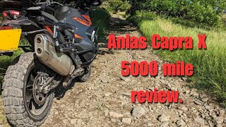 Anlas Capra X tyre 5000 mile review [upl. by Ryan316]