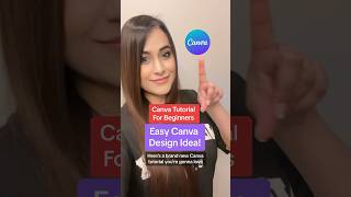 Canva Tutorial For Beginners  Easy Canva Design Idea 💡 canvatips canvatutorial [upl. by Waldemar]