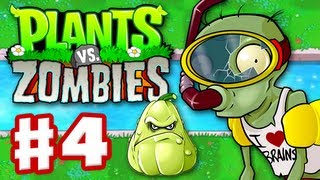 Plants vs Zombies  Gameplay Walkthrough Part 6  World 3 HD [upl. by Enihpesoj]