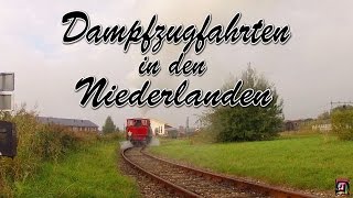 Reise des Dampfzugs in den Niederlanden GoesHoedekenskerke Full HD [upl. by Vallery236]