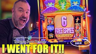 OMG500 Spins Largest Bet Ever On Mo Mummy At Talking Stick Resort [upl. by Navek]