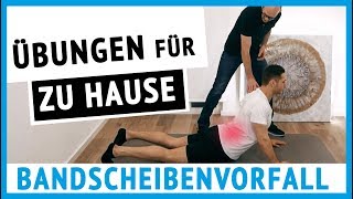 Bandscheibenvorfall 3 Übungen LWS für zu Hause [upl. by Abibah]