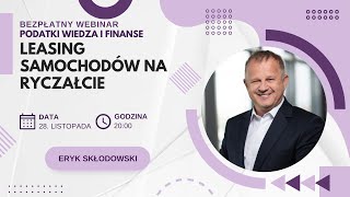 Leasing samochodów na ryczałcie  Darmowy Webinar [upl. by Assennej]