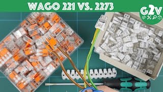 WAGO Serie 221 vs 2273  Welche Klemme ist für wen die richtige  VERGLEICH  REVIEW [upl. by Zebapda]