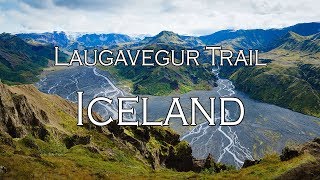 The Laugavegur Trail Iceland by Drone [upl. by Aehsa763]