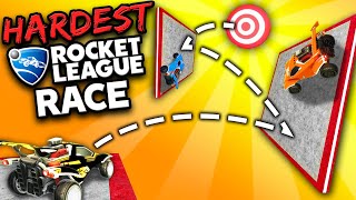 I RACED my friends on the HARDEST Rocket League map they hated it [upl. by Kosel]