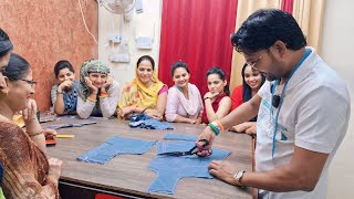 Belt blouse cutting offline class [upl. by Ettari]