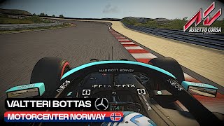 Assetto Corsa  Valtteri Bottas  Mercedes 2021  Motorcenter Norway KNA Raceway [upl. by Orelee]