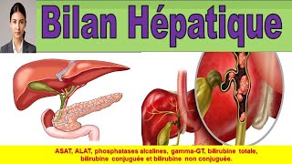 Interpréter un Bilan Hépatique ASAT ALAT phosphatases alcalines gammaGT bilirubine [upl. by Einnos]