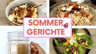 What I eat in a day  Sommergerichte Vegan yummypilgrim [upl. by Annoled]