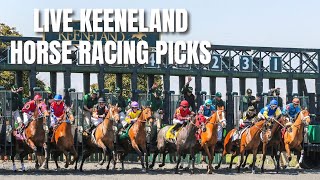 Live Keeneland Horse Racing Picks [upl. by Esten562]