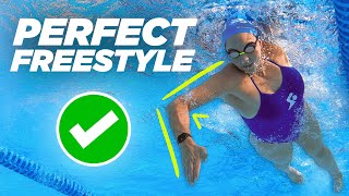 How to Swim PERFECT Freestyle [upl. by Nytsuj]