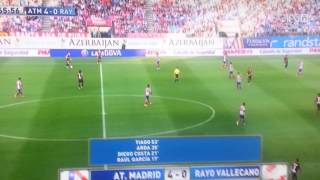 DEBUT DE CHRISTIAN CUEVA RAYO VALLECANO VS ATLETICO MADRID [upl. by Aluino]