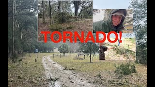 S5E04 TORNADO Hits the Farm Power Lost  Steers Run Off  Pole Barn Damaged But Were Okay [upl. by Sonia]