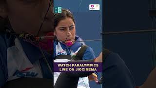 Sheetal Devis Heartbreaking OnePoint Loss  Paralympics Archery Highlights  JioCinema [upl. by Perrine]