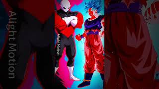 MUI Goku Vs Jiren Full Power anime fyp [upl. by Eittap]