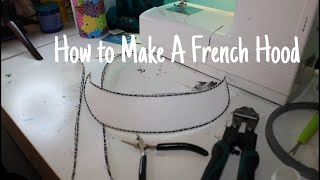 How to make a French Hood  Tudor Outfit Part 3 [upl. by Adnama414]