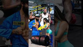 🏋Gym pranks Anatoly anatoly shorts youtubeshorts [upl. by Doownelg]