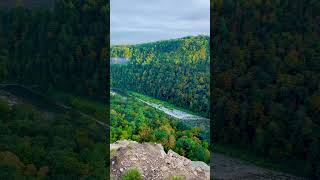 Fall is coming in Letchworth State Park letchworthstatepark fall fallfoliage [upl. by Bearnard]