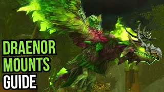 Easy Draenor Mounts and How to Get Them in World of Warcraft [upl. by Aeynod586]