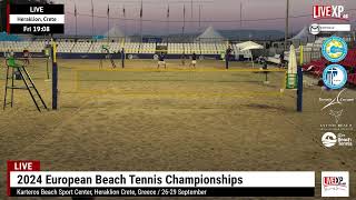 European Beach Tennis Championships 2024  Central Court Friday Afternoon 279 [upl. by Yclek]