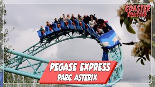 Pégase Express  Parc Astérix  Gerstlauer Family Coaster [upl. by Berne]