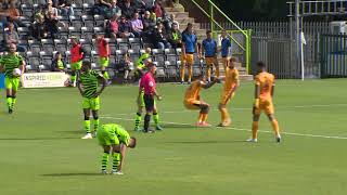 Forest Green Rovers v Newport County highlights [upl. by Ybbed263]