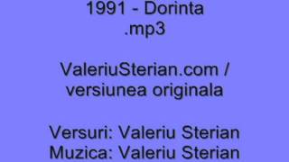 Valeriu Sterian  1991  Dorinta originala [upl. by Michaud]