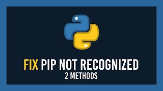 Pip Not Recognized  Python [upl. by Hedley256]