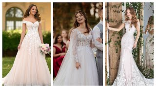 200 Beautiful Wedding Dresses for 2024  Aline Dresses Mermaids Sheaths Ball Gowns  Truvows [upl. by Genia]