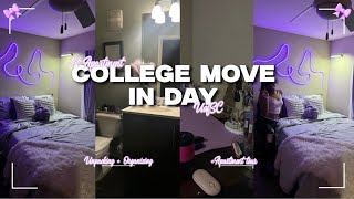 COLLEGE MOVE IN DAY  APARTMENT TOUR  sophomore year [upl. by Nitsugua]